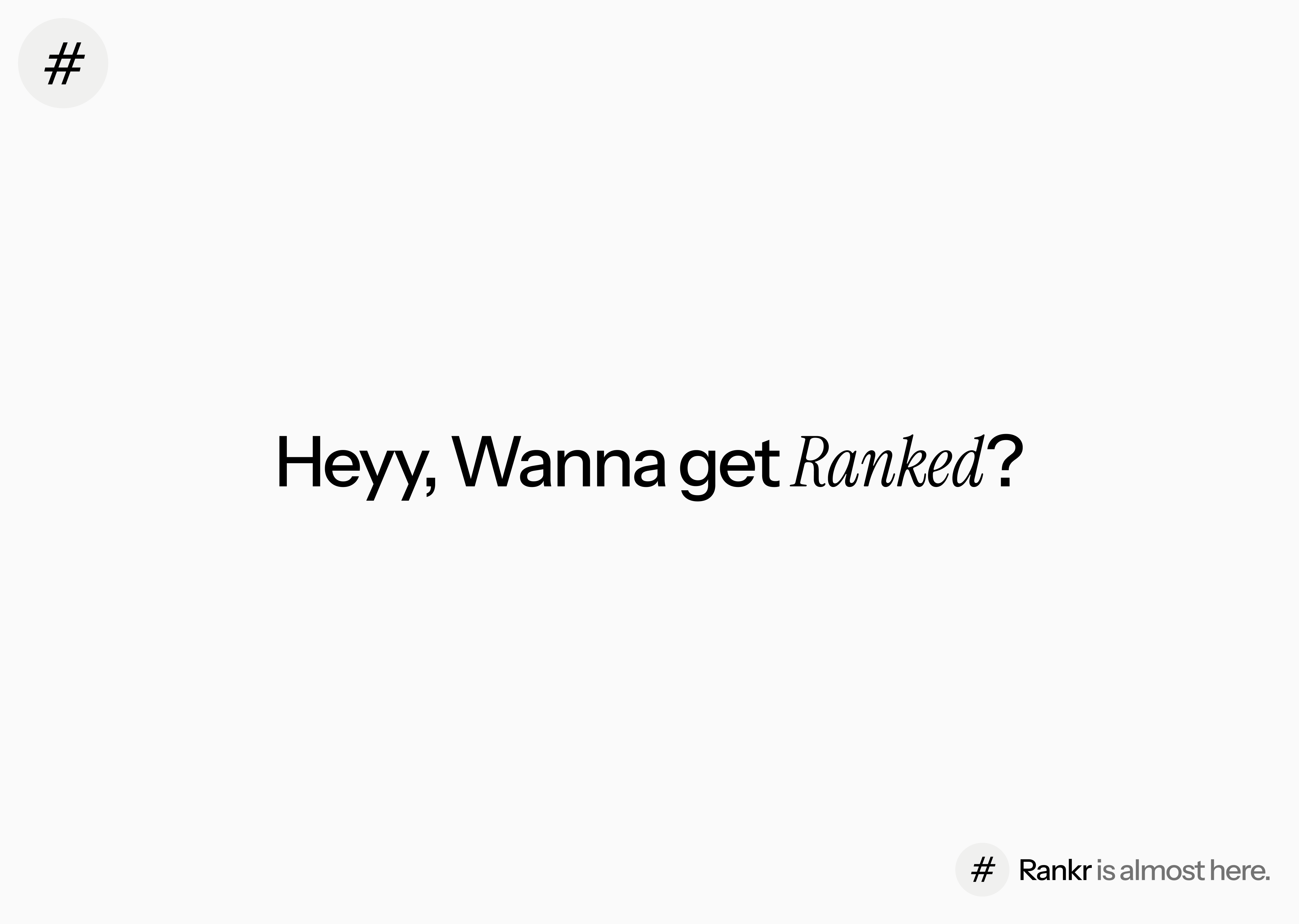 Rankr